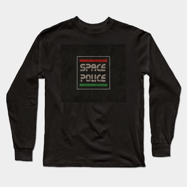 Bricks 17 - Space Police II Long Sleeve T-Shirt by Cleobule